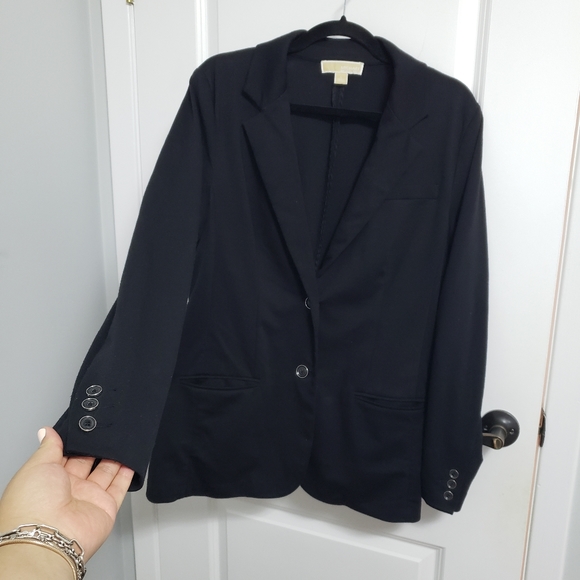 MICHAEL KORS Black Blazer Jacket - Picture 3 of 9